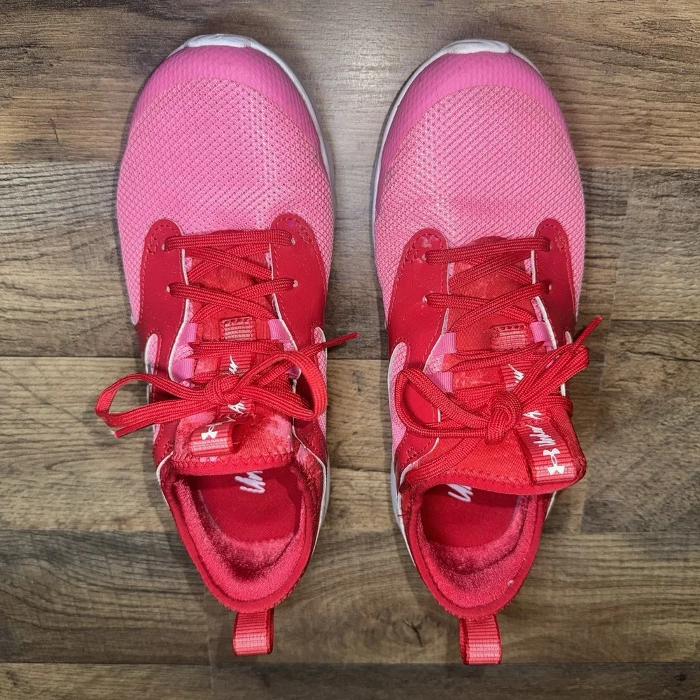 Under Armour Girls' Size 5.5Y Pink UA GGS Infinity 2.0 Running Shoes